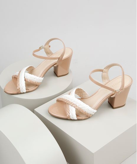 Sandalia-Feminina-Oneself-Salto-Grosso-Medio-em-Verniz-com-Tiras-Trancadas-Bege-9721745-Bege_1