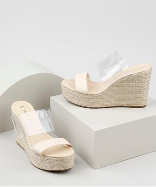 Tamanco-Feminino-Oneself-Anabela-Alta-com-Corda-e-Transparencia-Bege-Claro-9945203-Bege_Claro_1
