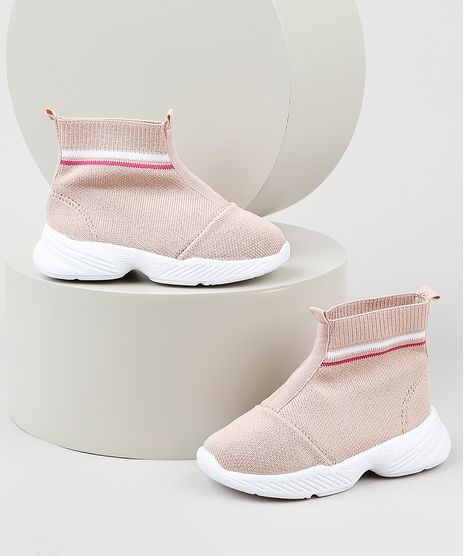 Tenis-Meia-Infantil-Molekinha-Knit-Running-Rosa-Claro-9941860-Rosa_Claro_1