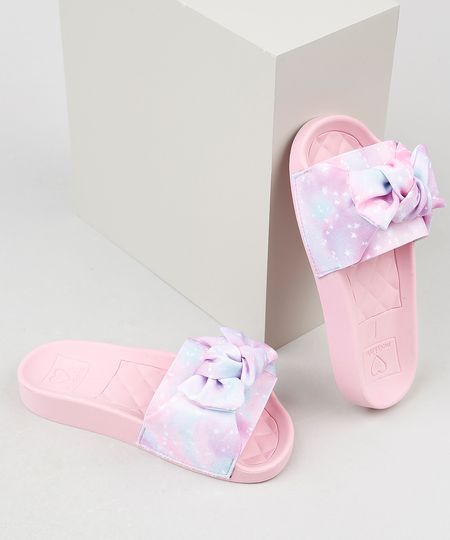 Rasteirinha-Slide-Infantil-Molekinha-Estampada-de-Estrelas-com-No-Rosa-Claro-9941851-Rosa_Claro_1