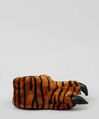 Pantufa-Infantil-Palomino-Pata-de-Tigre-em-Pelucia-Caramelo-9855772-Caramelo_2