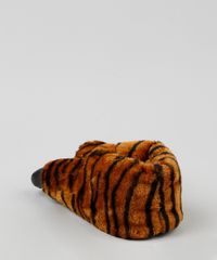 Pantufa-Infantil-Palomino-Pata-de-Tigre-em-Pelucia-Caramelo-9855772-Caramelo_4