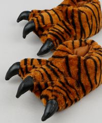 Pantufa-Infantil-Palomino-Pata-de-Tigre-em-Pelucia-Caramelo-9855772-Caramelo_6