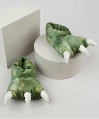 Pantufa-Infantil-Palomino-Pata-de-Dinossauro-em-Pelucia-Verde-9855773-Verde_1