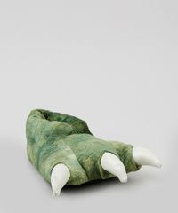 Pantufa-Infantil-Palomino-Pata-de-Dinossauro-em-Pelucia-Verde-9855773-Verde_3