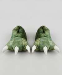 Pantufa-Infantil-Palomino-Pata-de-Dinossauro-em-Pelucia-Verde-9855773-Verde_5