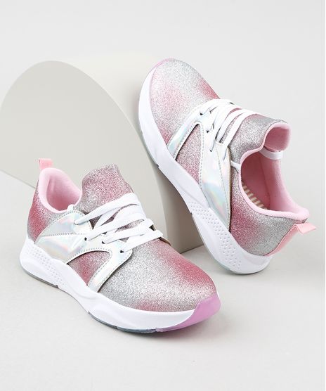 Tenis-Infantil-Molekinha-Running-com-Glitter-e-Recorte-Holografico-Rosa-9941855-Rosa_1