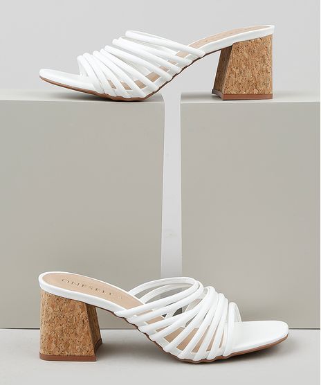 Tamanco-Feminino-Oneself-Salto-Quadrado-com-Cortica-Branco-9945216-Branco_1