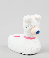 Pantufa-Infantil-Palomino-Lhama-em-Pelo-Branca-9855770-Branco_3