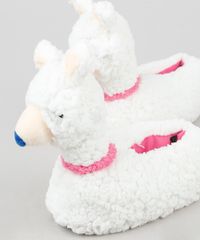 Pantufa-Infantil-Palomino-Lhama-em-Pelo-Branca-9855770-Branco_6