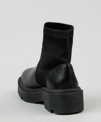 Bota-Meia-Feminina-Oneself-Cano-Curto-Tratorada-Preta-9936659-Preto_4