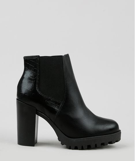 botas femininas com salto grosso