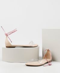 Rasteirinha-Feminina-Via-Uno-com-Amarracao-e-Transparencia-Bege-9945987-Bege_1