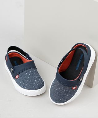 Tenis-Jeans-Mule-Infantil-Molekinho-Estampado-de-Poa-com-Elastico-Azul-Escuro-9941846-Azul_Escuro_1