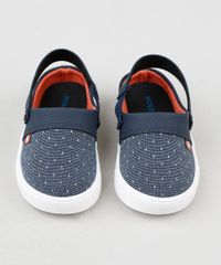 Tenis-Jeans-Mule-Infantil-Molekinho-Estampado-de-Poa-com-Elastico-Azul-Escuro-9941846-Azul_Escuro_5