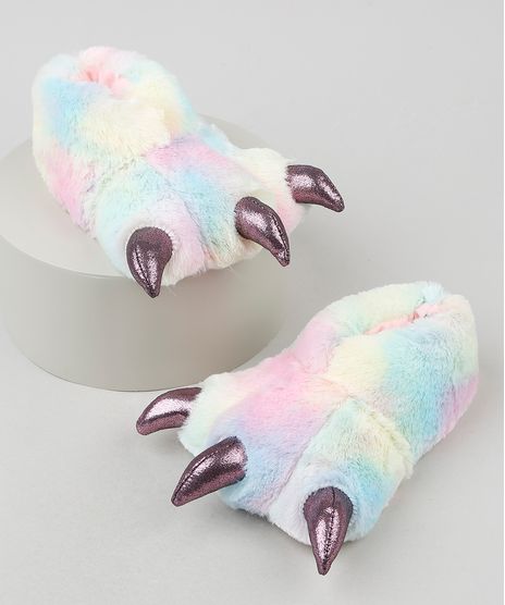 Pantufa-Infantil-Palomino-Pata-em-Pelucia-Multicor-9855774-Multicor_1