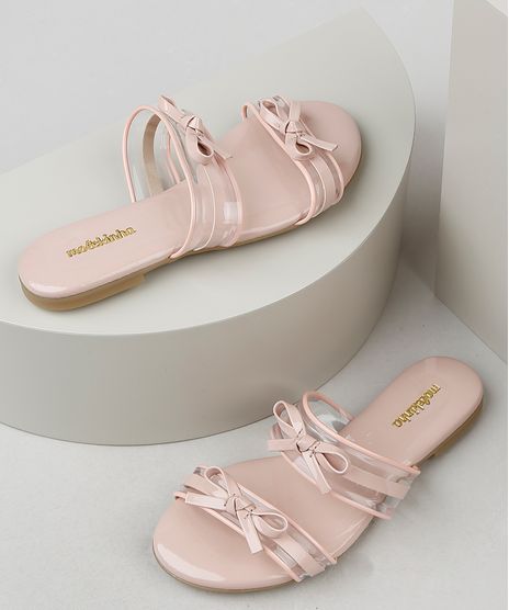 Rasteirinha-Infantil-Molekinha-Transparente-com-Laco-Rose-9941838-Rose_1