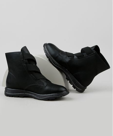 Bota-Coturno-Feminina-Beira-Rio-Cano-Curto-com-Elastico-Preta-9943002-Preto_1
