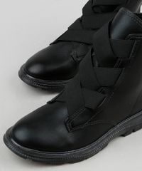 Bota-Coturno-Feminina-Beira-Rio-Cano-Curto-com-Elastico-Preta-9943002-Preto_3