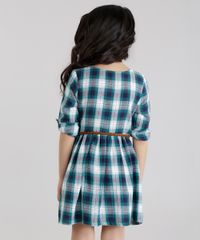 Vestido-Xadrez-com-Cinto-Verde-8443461-Verde_2