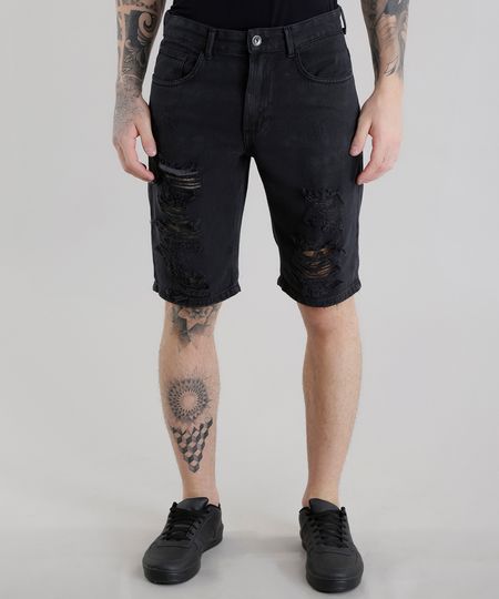 Bermuda-Reta-Preta-8585613-Preto_1 Bermuda-Reta-Preta-8585613-Preto_1