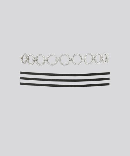 Kit-de-2-Gargantilha-Choker-Prateado-8567168-Prateado_1