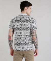 Polo-em-Piquet-Estampada-Etnica-Cinza-Mescla-Claro-8617219-Cinza_Mescla_Claro_2