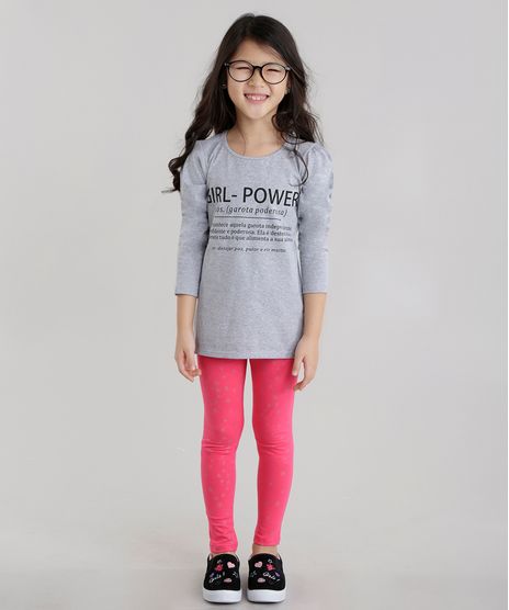 Conjunto--Girl-Power--de-Blusa-Cinza-Mescla---Calca-Legging-Estampada-Pink-8607066-Pink_1