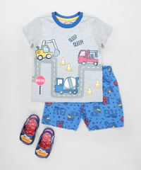 Pijama-Infantil-Caminhoes-Manga-Curta-Cinza-Mescla-Claro-9879626-Cinza_Mescla_Claro_3