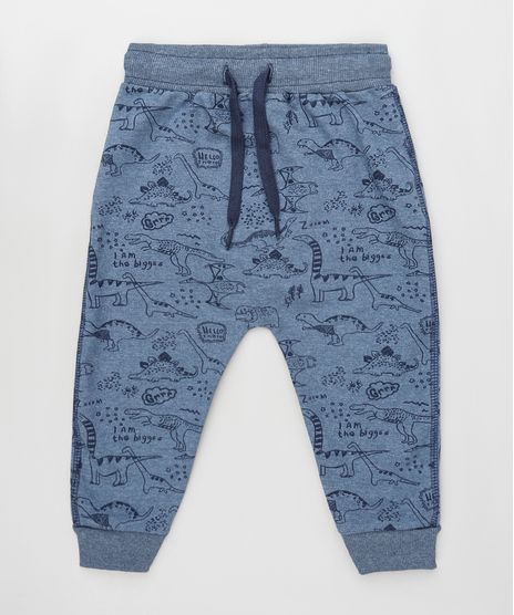 Calca-Infantil-Estampada-de-Dinossauro-em-Moletom-Azul-Marinho-9869875-Azul_Marinho_1