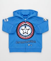 Blusao-Infantil-Capitao-America-em-Moletom-com-Capuz-Azul-9792627-Azul_1