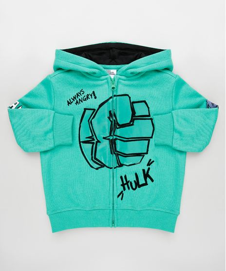Blusao-Infantil-Hulk-em-Moletom-com-Capuz-Verde-9792628-Verde_1