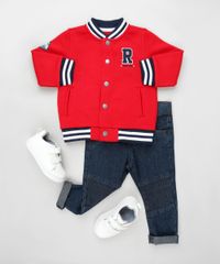 Jaqueta-Bomber-Infantil-em-Moletom-com-Bolsos-Vermelha-9793048-Vermelho_3