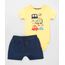 Conjunto-Infantil-de-Body-Carrinhos-Manga-Curta-Amarelo---Short-com-Bolso-Azul-Marinho-9929710-Azul_Marinho_1