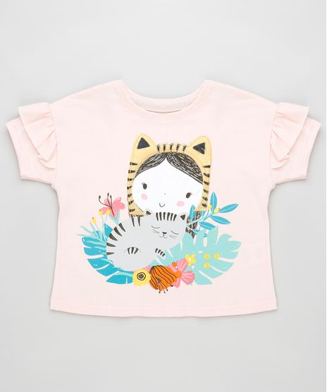 Blusa-Infantil-Menina-com-Bichinhos-e-Babado-Manga-Curta-Rosa-Claro-9887643-Rosa_Claro_1