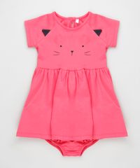 Vestido-Infantil-Gatinho-Manga-Curta-Pink-9919758-Pink_1