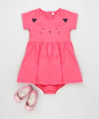 Vestido-Infantil-Gatinho-Manga-Curta-Pink-9919758-Pink_3
