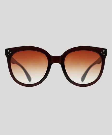 Oculos-de-Sol-Redondo-Feminino-Yessica-Marrom-Escuro-9944151-Marrom_Escuro_1