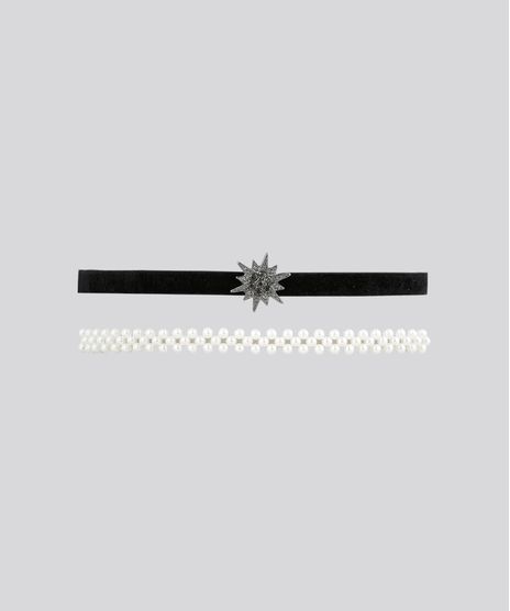 Kit-de-2-Gargantilha-Choker-Prateado-8569106-Prateado_1