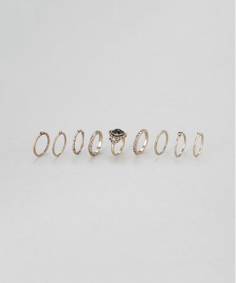 Kit-de-9-Aneis-Dourado-8569222-Dourado_1