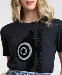 Blusa-Feminina-Capitao-America-Manga-Curta-Decote-Redondo-Preta-9948271-Preto_4