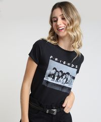 Blusa-Feminina-Friends-Manga-Curta--Preta-9939907-Preto_1 Blusa-Feminina-Friends-Manga-Curta--Preta-9939907-Preto_1