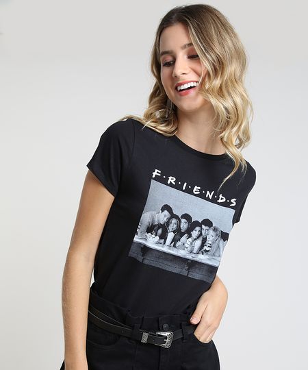 Blusa-Feminina-Friends-Manga-Curta--Preta-9939907-Preto_1 Blusa-Feminina-Friends-Manga-Curta--Preta-9939907-Preto_1