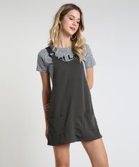 Salopete-Feminina-com-Argola-e-Bolsos-Cinza-Mescla-Escuro-9611737-Cinza_Mescla_Escuro_1
