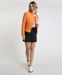Jaqueta-Puffer-Feminina-com-Bolsos-Laranja-9847143-Laranja_3