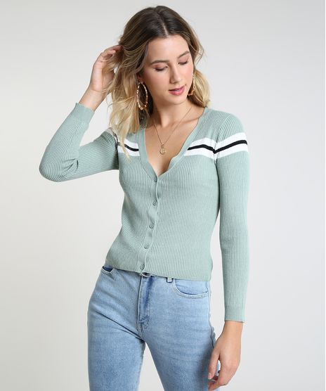 Cardigan-Feminino-Cropped-em-Trico-Verde-Claro-9823173-Verde_Claro_1
