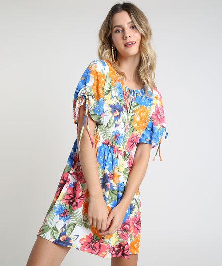 Vestido-Feminino-Curto-Estampado-Floral-Manga-Curta-Off-White-9819266-Off_White_1