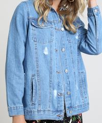 Jaqueta-Jeans-Feminina-Longa-Destroyed-com-Bolsos--Azul-Medio-9944883-Azul_Medio_4