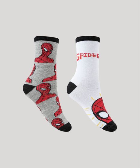 Kit-de-2-Meias-Infantis-Cano-Medio-Homem-Aranha-Multicor-9325968-Multicor_1