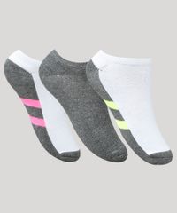 Kit-de-3-Meias-Femininas-Soquete-com-Listras-Multicor-9941943-Multicor_1